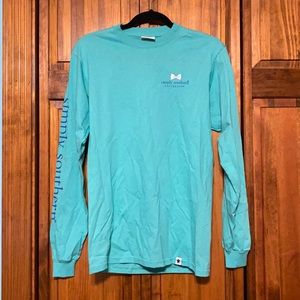 Simply Southern teal Psalm 37:5 long sleeve tee